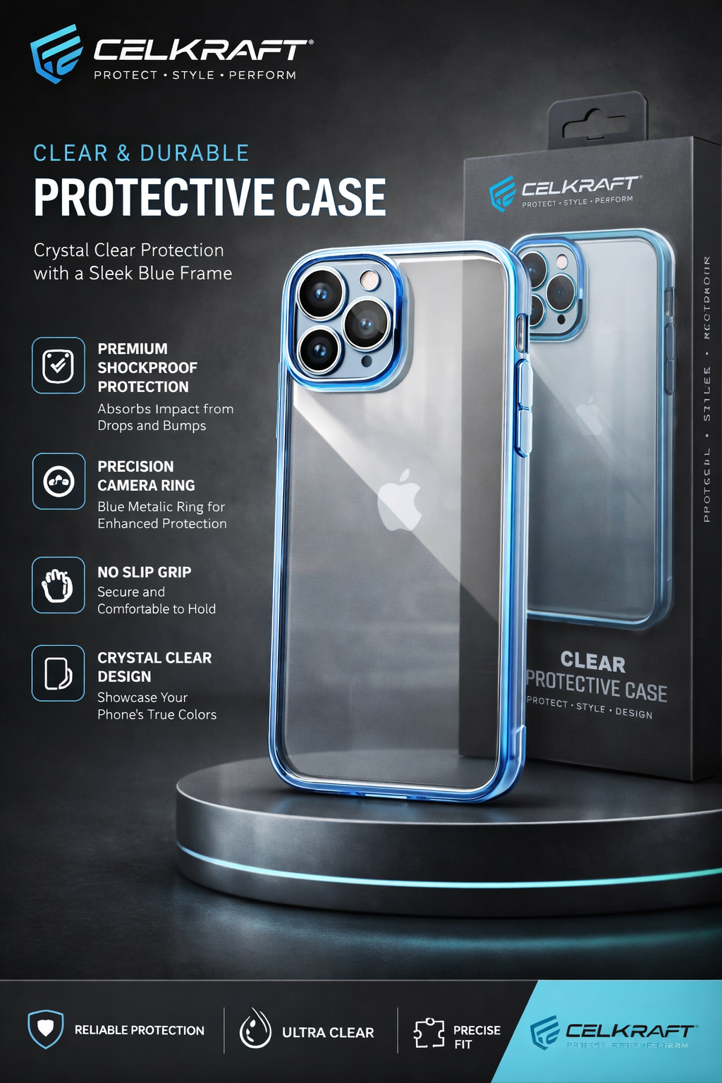 Cellkraft Clear Protective Phone Case&nbsp;