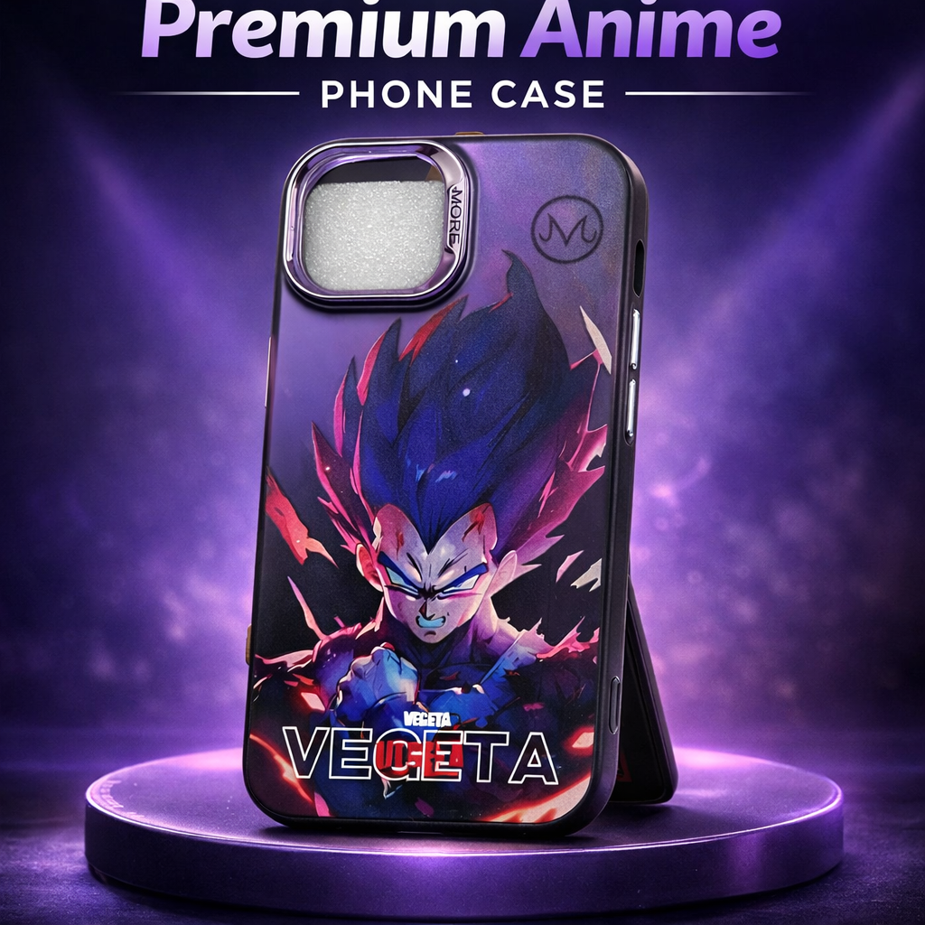 Premium Anime Vegeta Phone Case | Stylish Silicone Mobile Cover