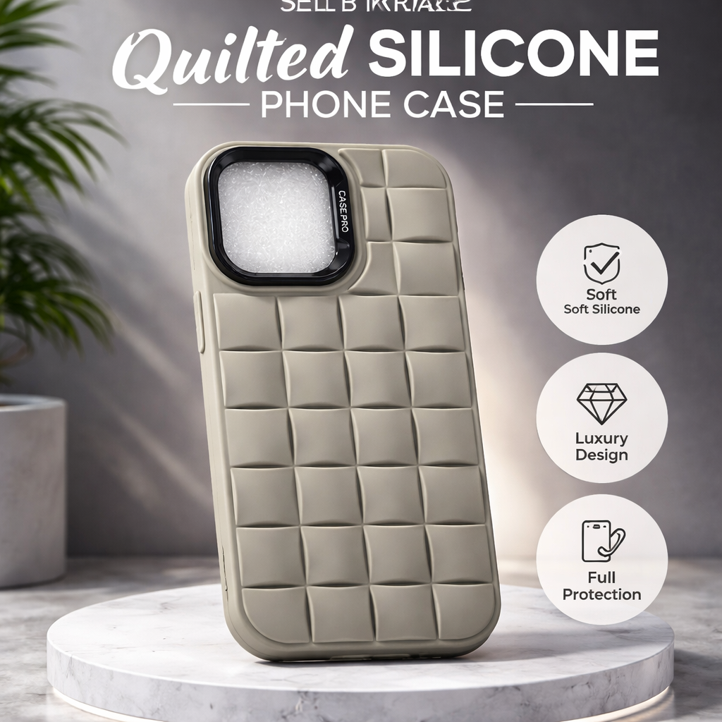 Premium Quilted Silicone Phone Case