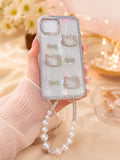 iPhone 13 CellKraft Kitty Pearl Charm Cover