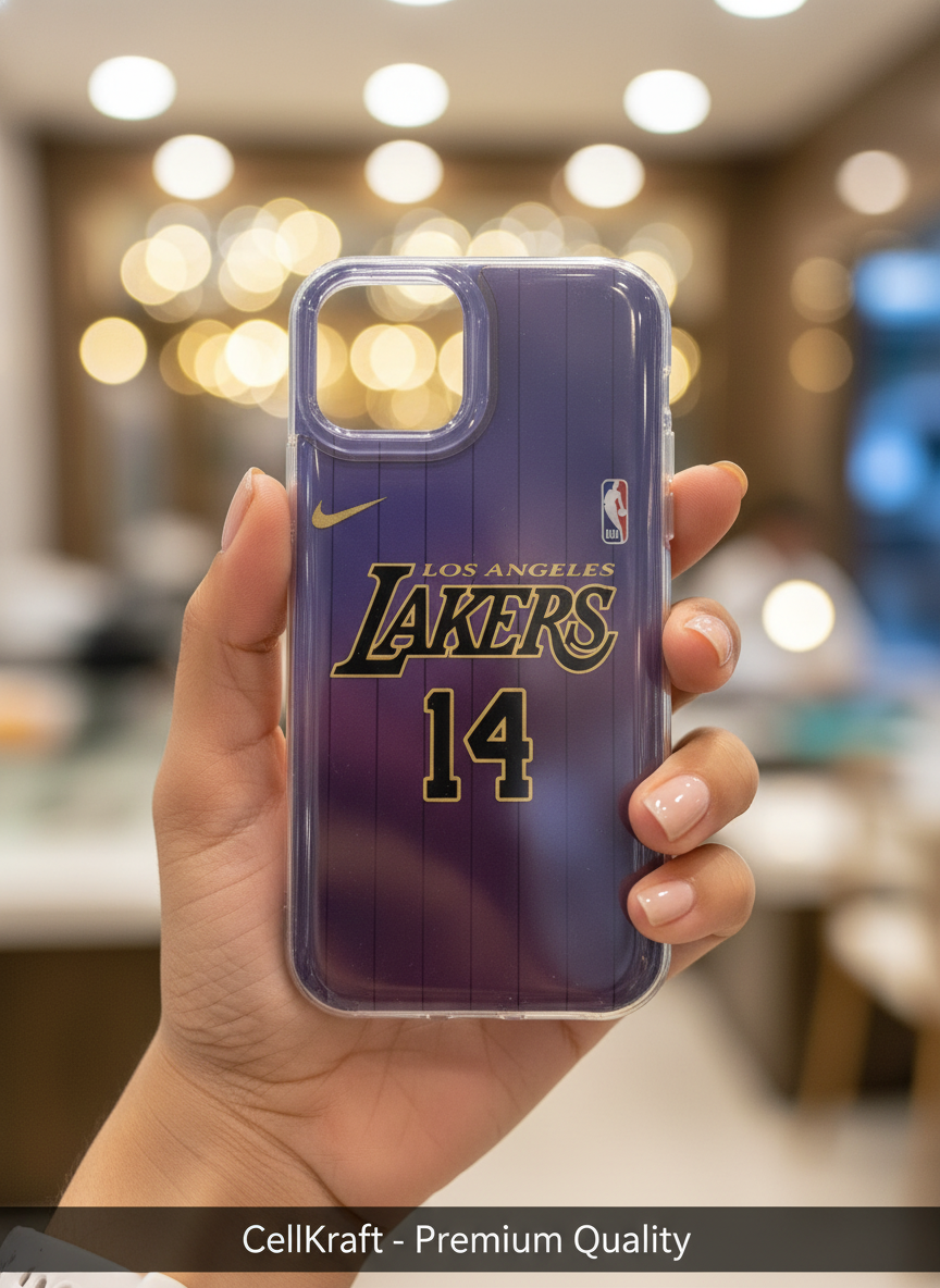 Purple Lakers Jersey Protective iPhone Case