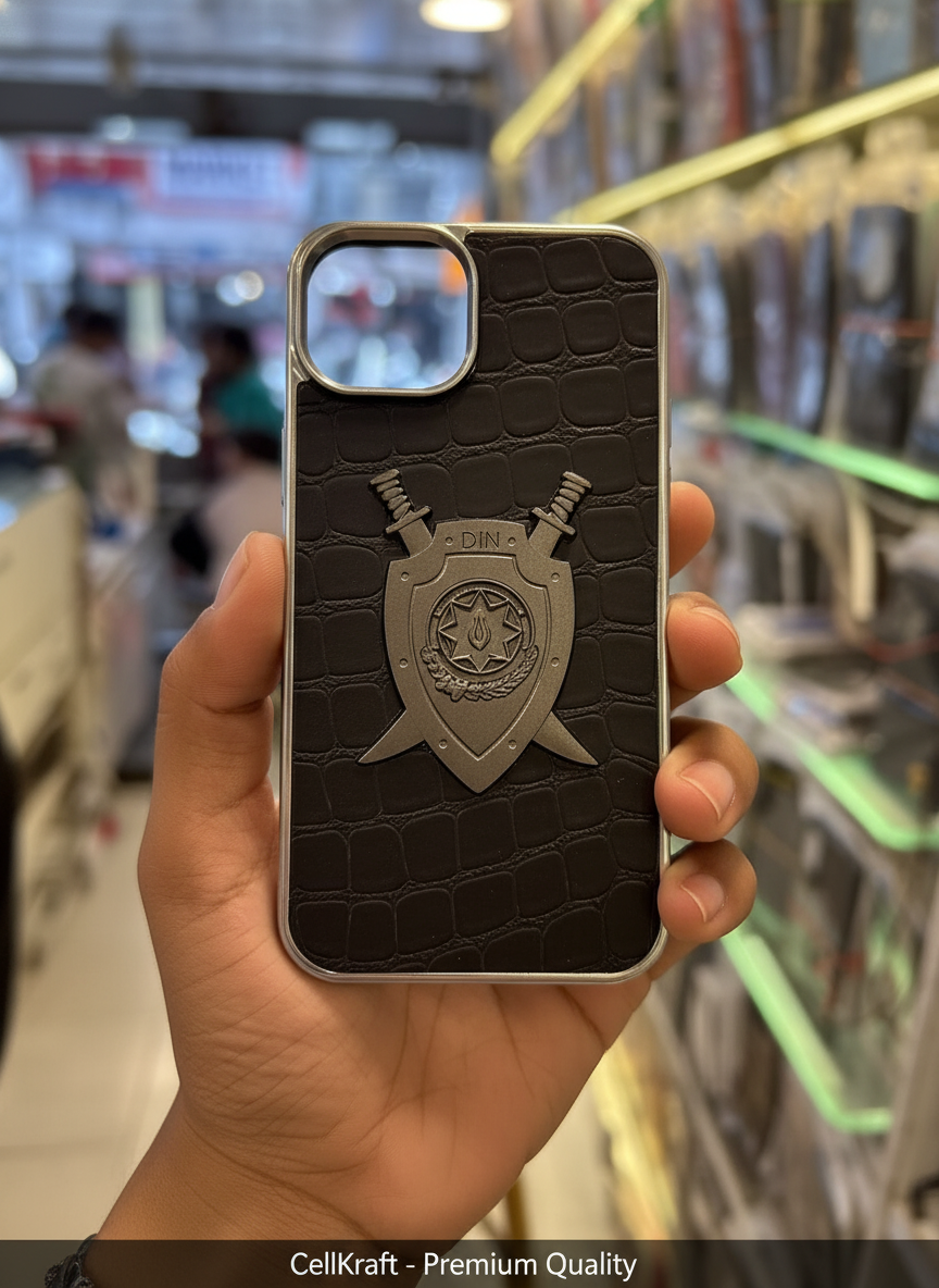 iPhone 11- CellKraft Luxury Croc Texture Shield iPhone Case