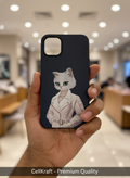 iPhone 11- CellKraft Chic Cat Jacket iPhone Protective Case