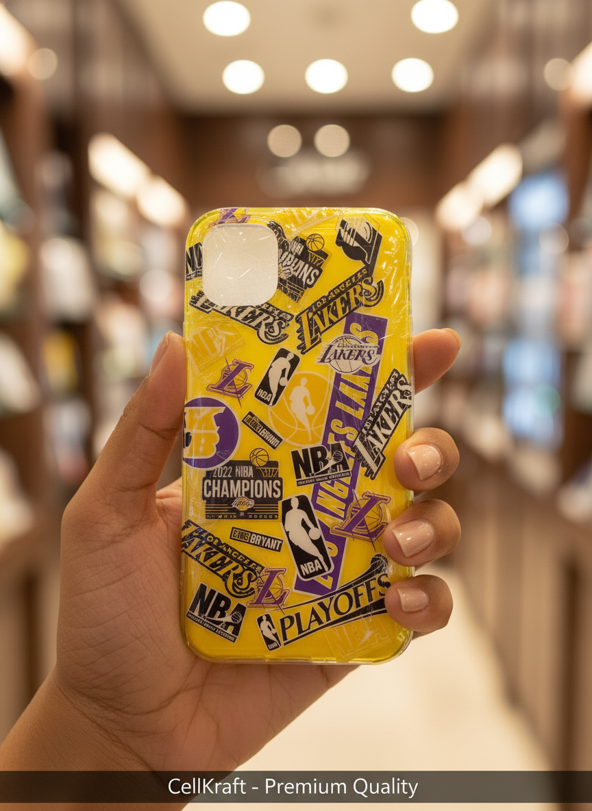 iPhone 11- CellKraft Lakers NBA Champions Fan iPhone Case