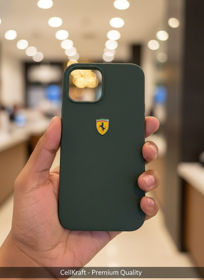 iPhone 12 Pro Max- CellKraft Premium Matte Ferrari iPhone Case