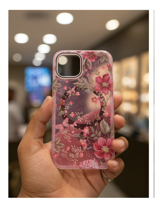 iPhone 12- Cellkraft Flower Print Case