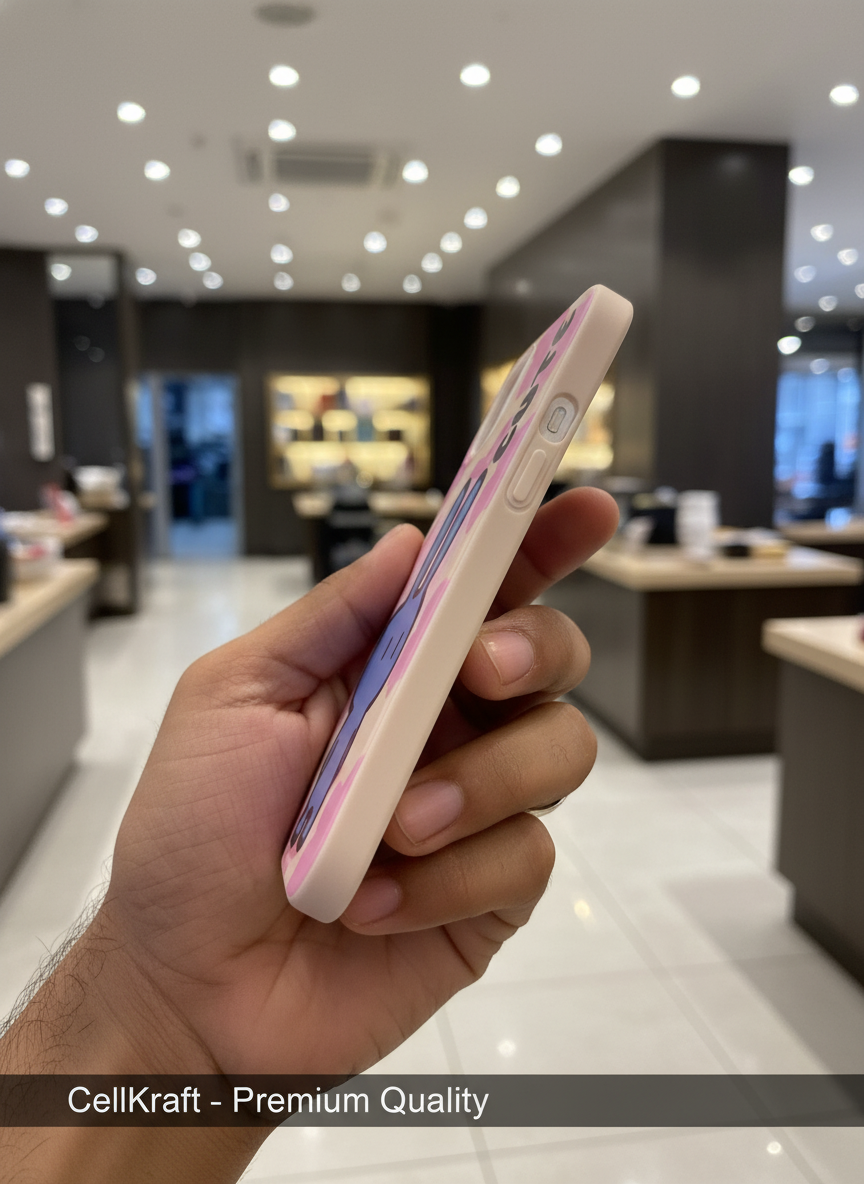 iPhone 11- CellKraft Cute Bunny Pink Camo Protective iPhone Case