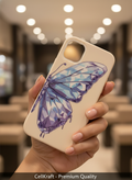 iPhone 11- CellKraft Artistic Geometric Butterfly iPhone Case - Slim Protection
