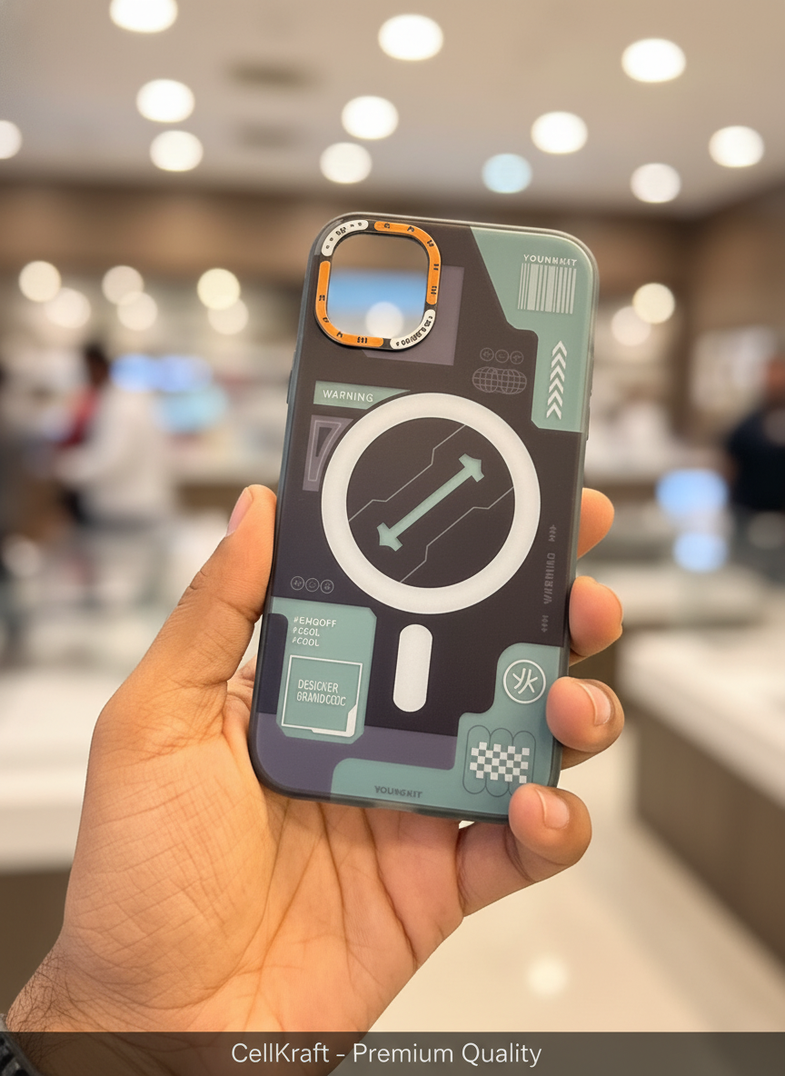 iPhone 11- CellKraft Designer Tech MagSafe Compatible Protective Phone Case