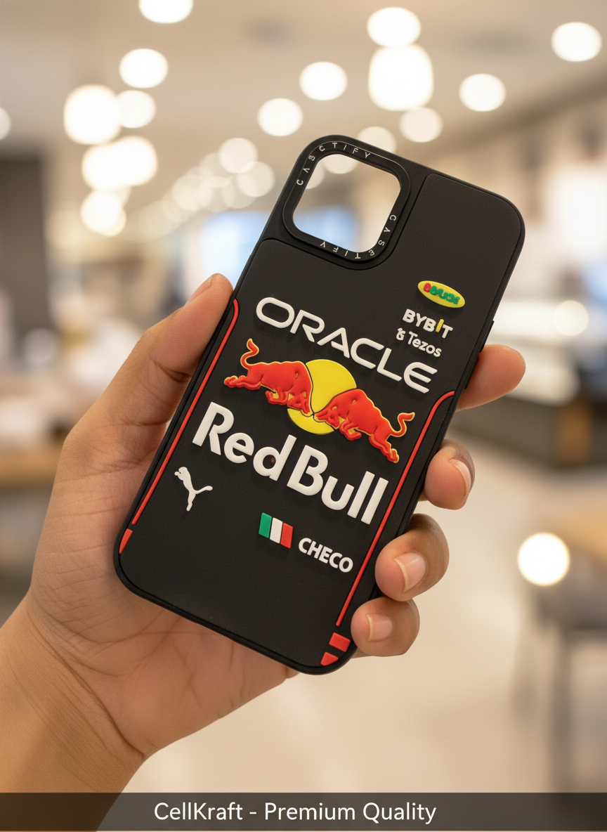 iPhone 12- CellKraft Red Bull F1 Checo Pérez Protective Case