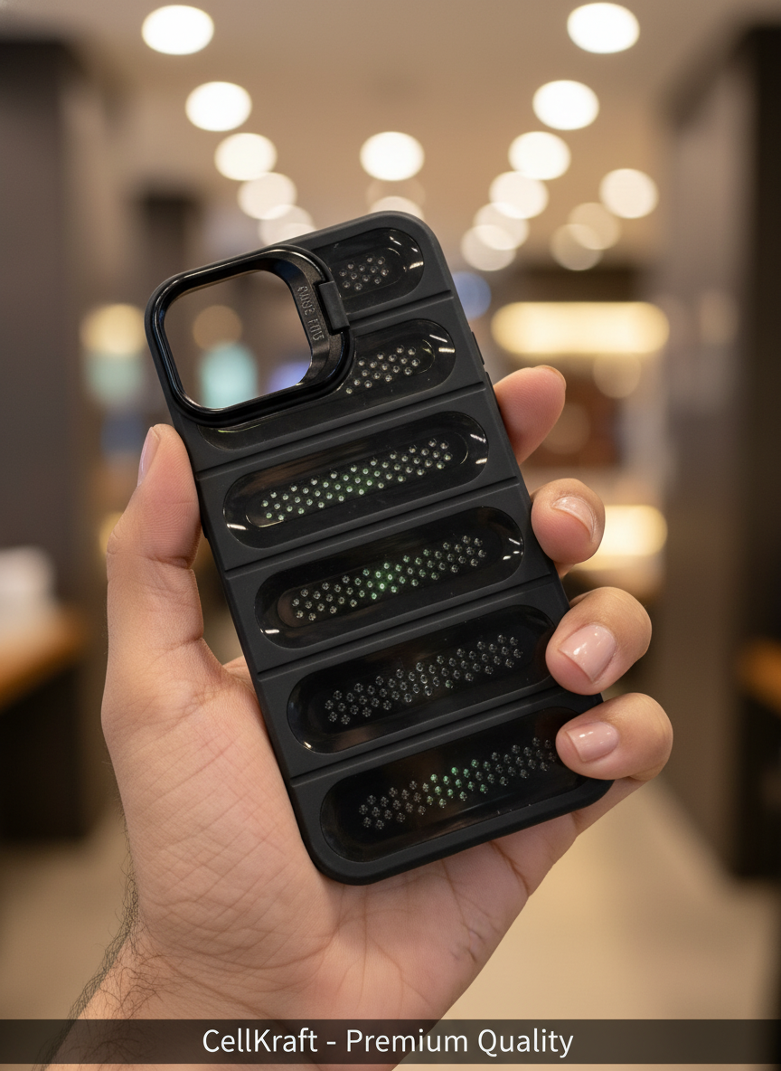 iPhone 12 Pro- CellKraft Robust Studded iPhone Case with Camera Guard