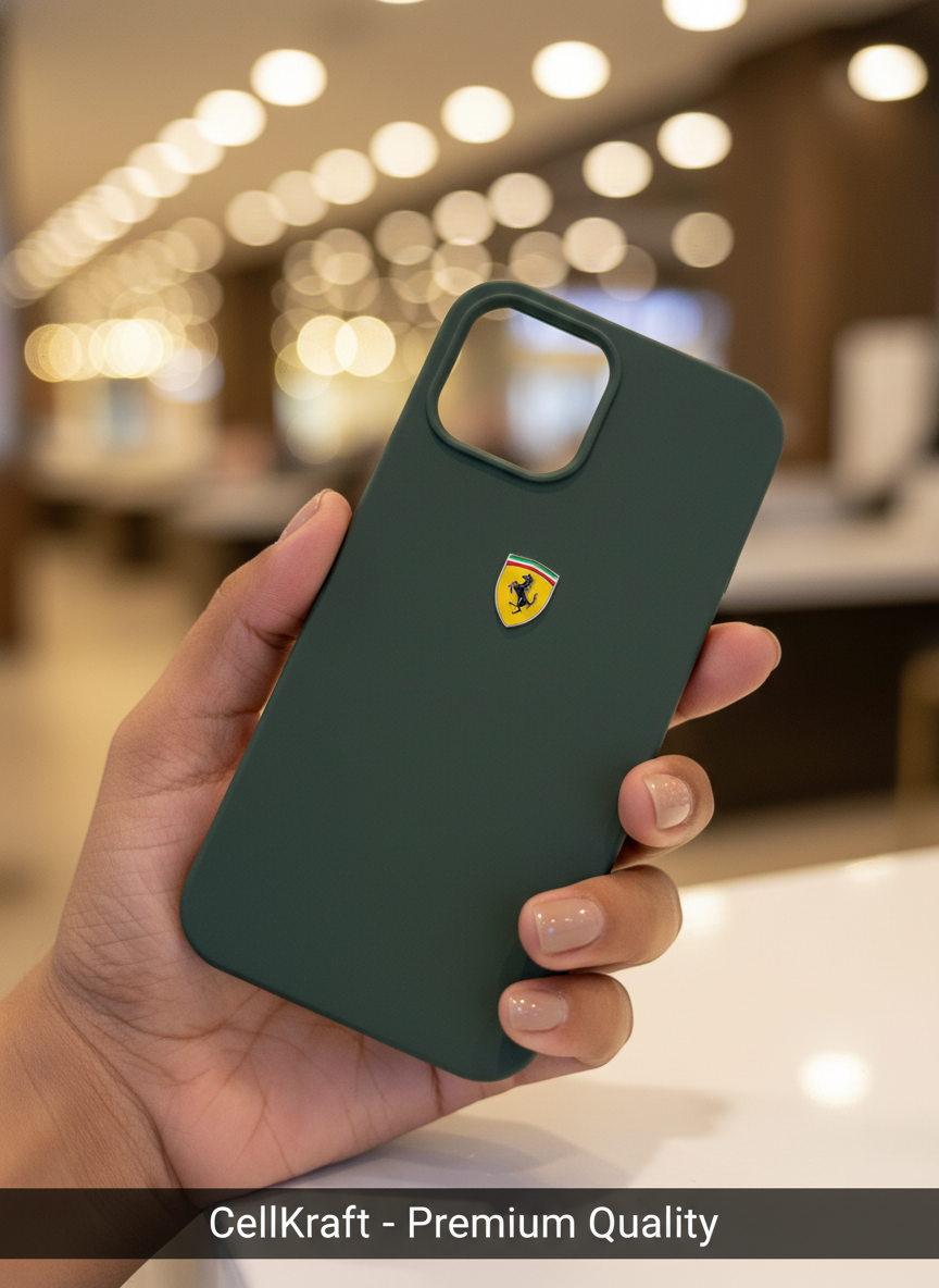 iPhone 12 Pro Max- CellKraft Premium Matte Ferrari iPhone Case