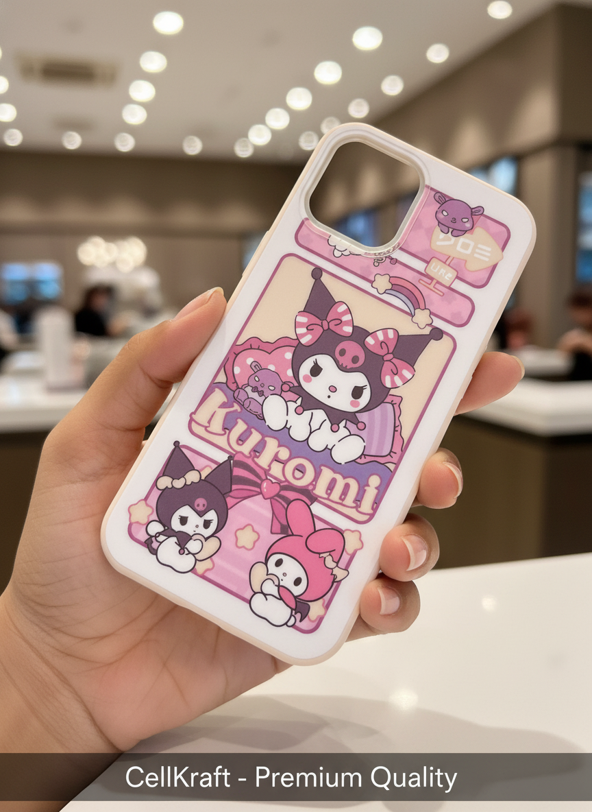 iPhone 12 Pro Max- CellKraft Kuromi My Melody Soft-Touch iPhone Case