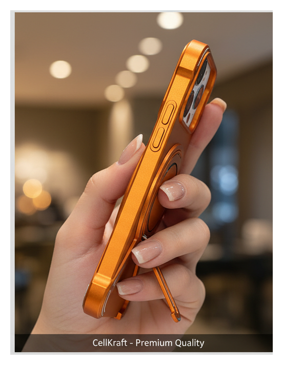 iPhone 17 Pro- CellKraft Metal Ring Case