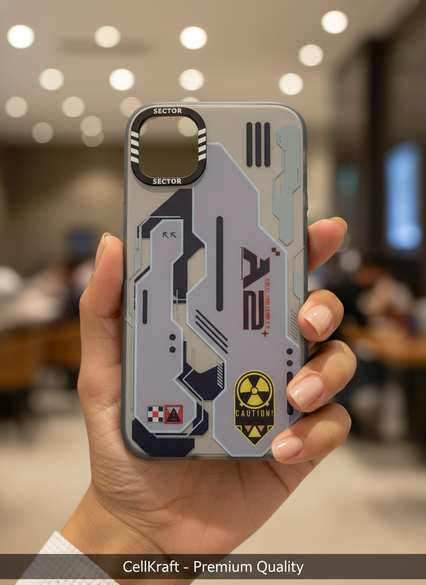 iPhone 11- CellKraft Sector A2+ Cyberpunk Armor iPhone Case