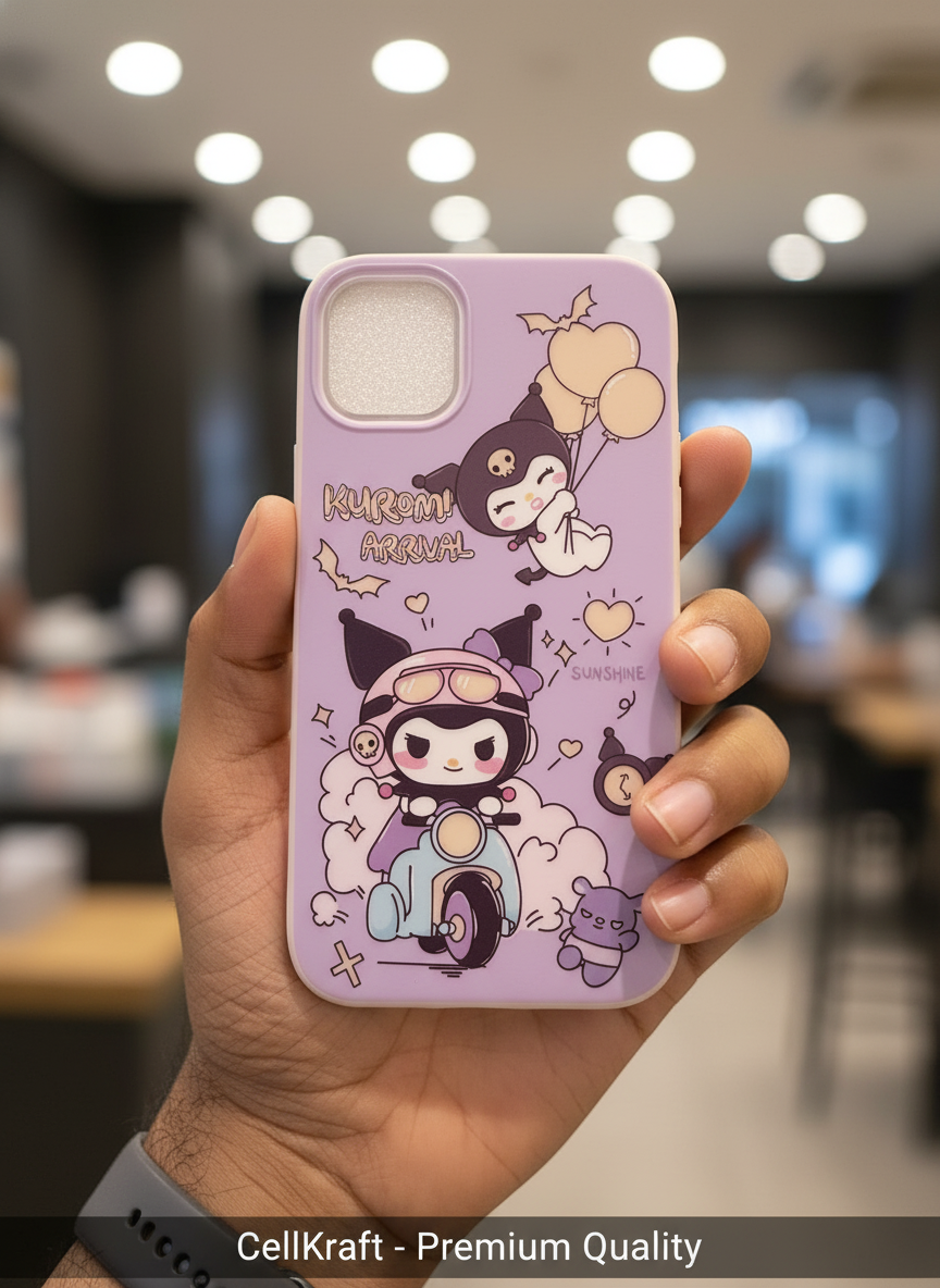 iPhone 11- CellKraft Kuromi Adventure Soft Silicone iPhone Case