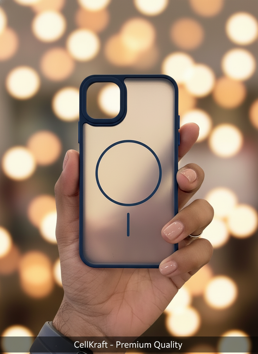 iPhone 11- CellKraft Frosted MagSafe Hybrid iPhone Protection Case