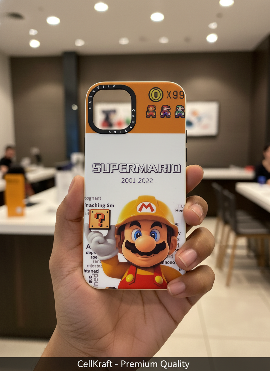 iPhone 12 Pro- CellKraft Super Mario iPhone Case: Iconic Protection!