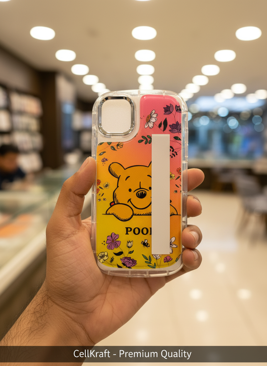 iPhone 11 CellKraft Pooh Ombre Clear Protective Case