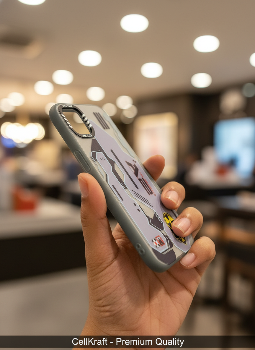 iPhone 11- CellKraft Sector A2+ Cyberpunk Armor iPhone Case