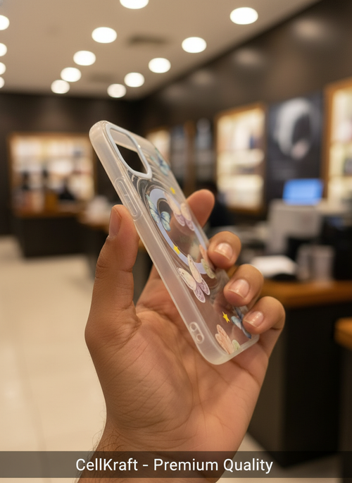 iPhone 11 Pro- CellKraft Butterfly Dreams Clear Protective iPhone Case