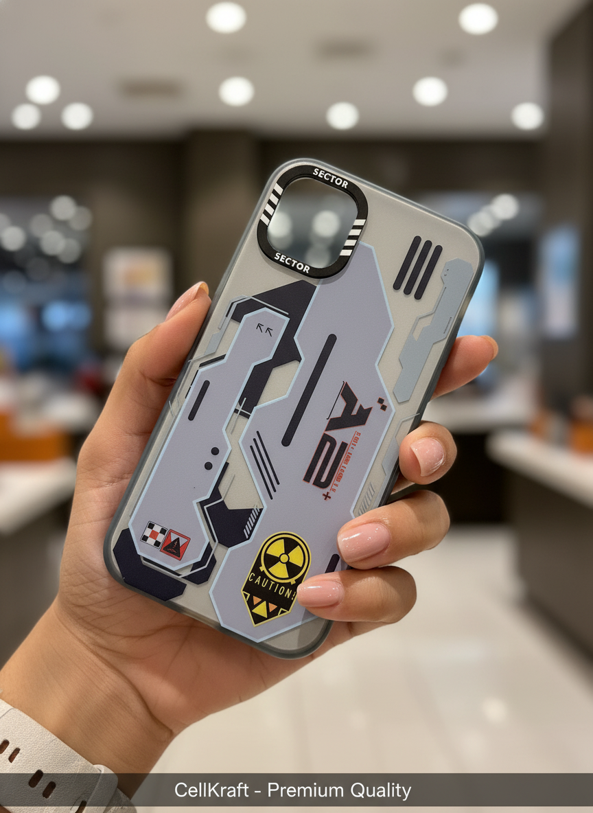 iPhone 11- CellKraft Sector A2+ Cyberpunk Armor iPhone Case