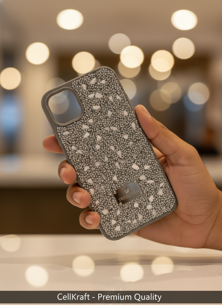 iPhone 11- CellKraft Swarovski Crystal Bling Protective iPhone Case