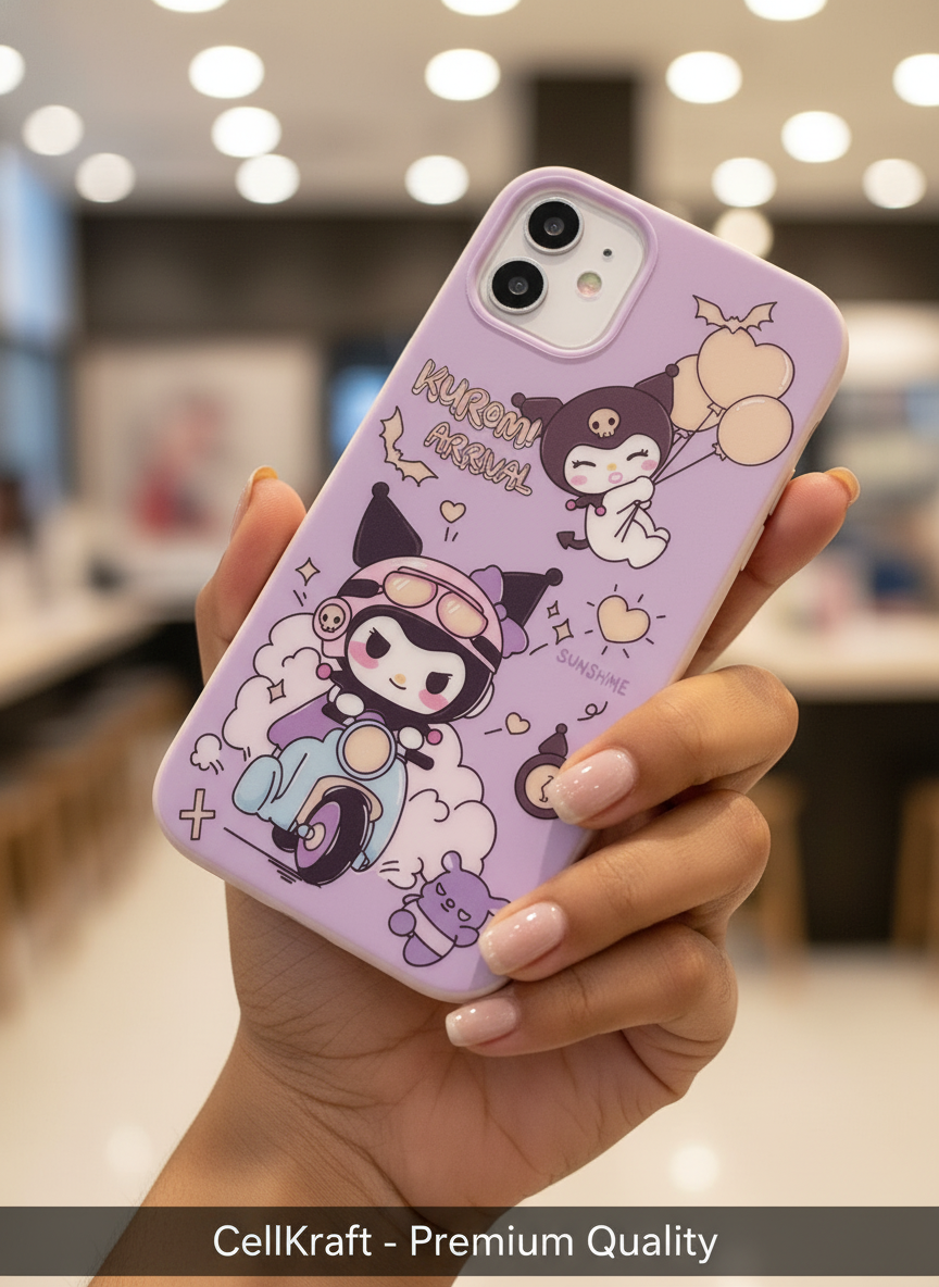 iPhone 11- CellKraft Kuromi Adventure Soft Silicone iPhone Case