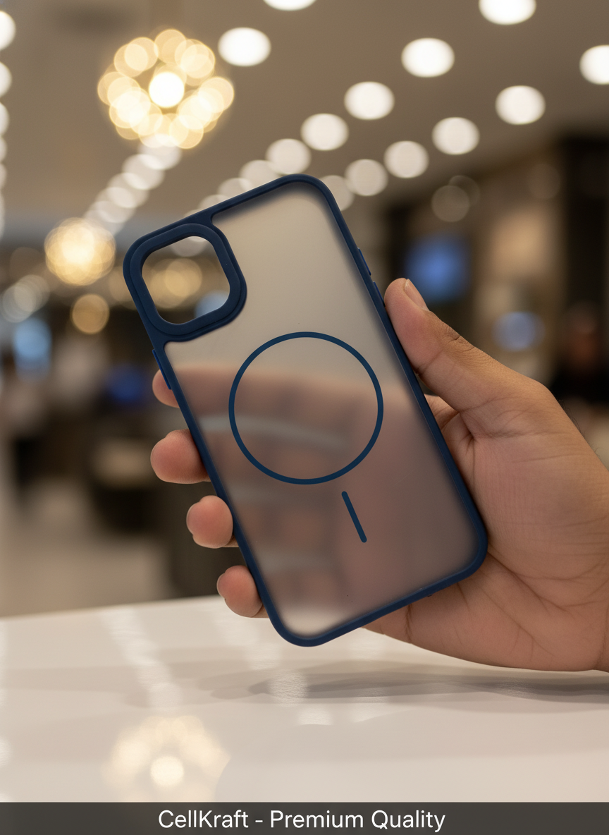 iPhone 11- CellKraft Frosted MagSafe Hybrid iPhone Protection Case