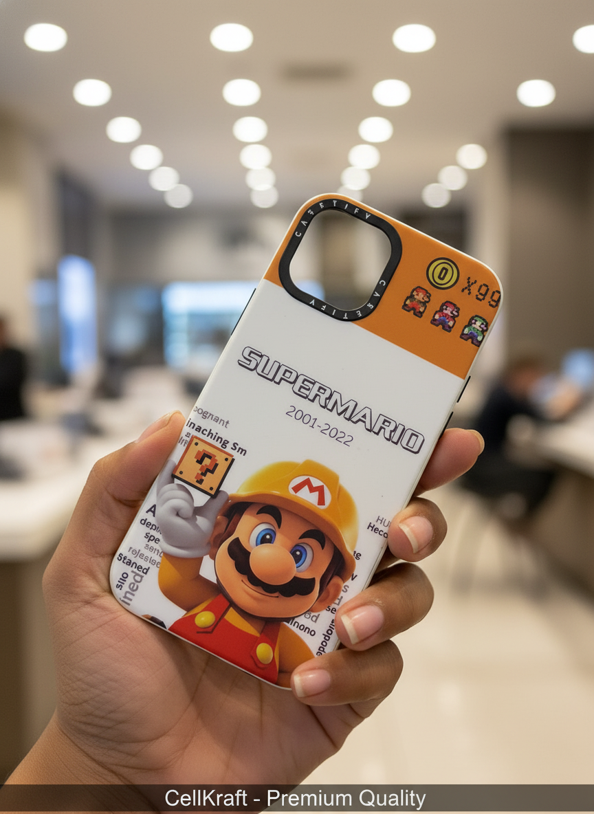 iPhone 12 Pro- CellKraft Super Mario iPhone Case: Iconic Protection!