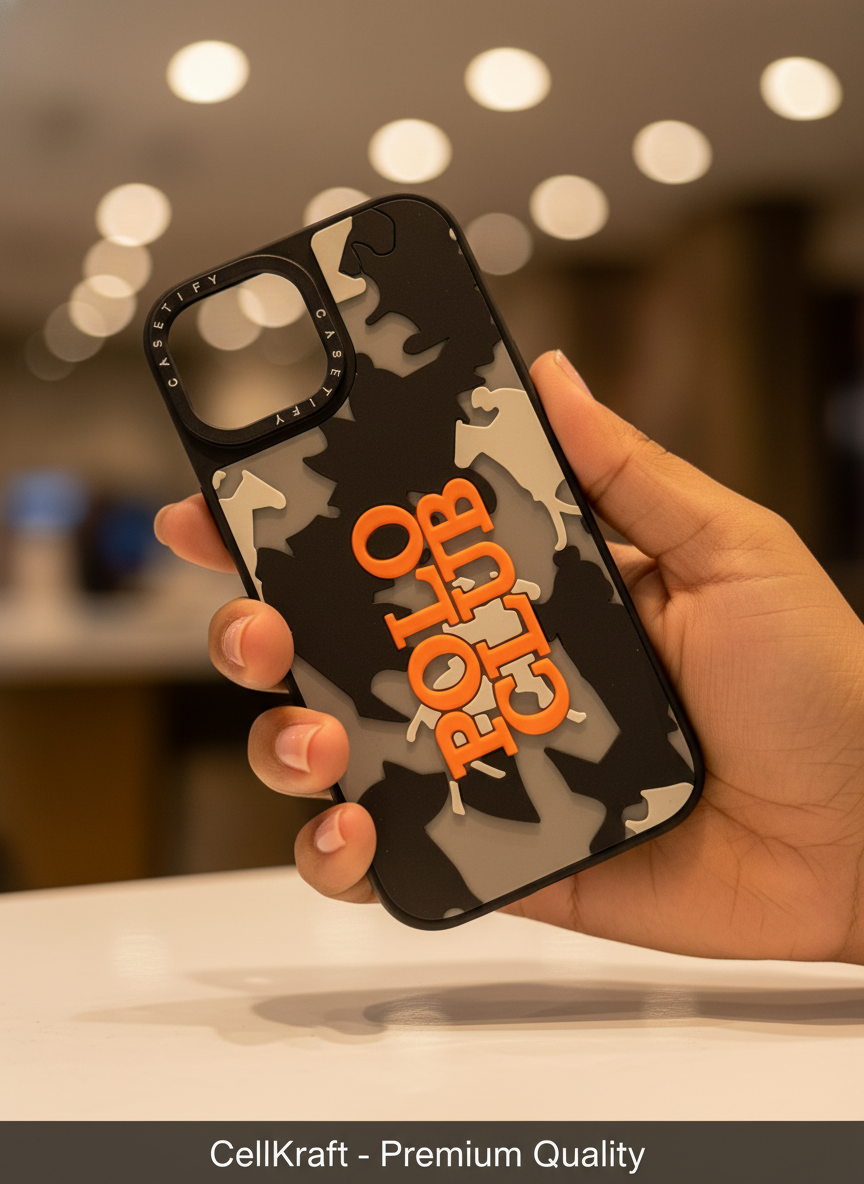 iPhone 14- CellKraft Camo Polo Club Protective iPhone Case