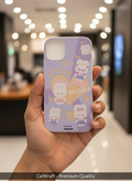 iPhone 11- CellKraft Adorable Bear Glitter Camera iPhone Case