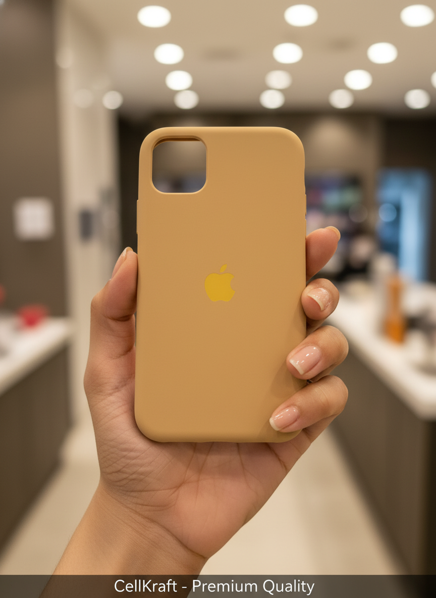 iPhone 11- CellKraft Soft-Touch Silicone iPhone Case with Logo