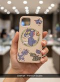 iPhone 12- Playful Tom & Jerry Matte iPhone Protection