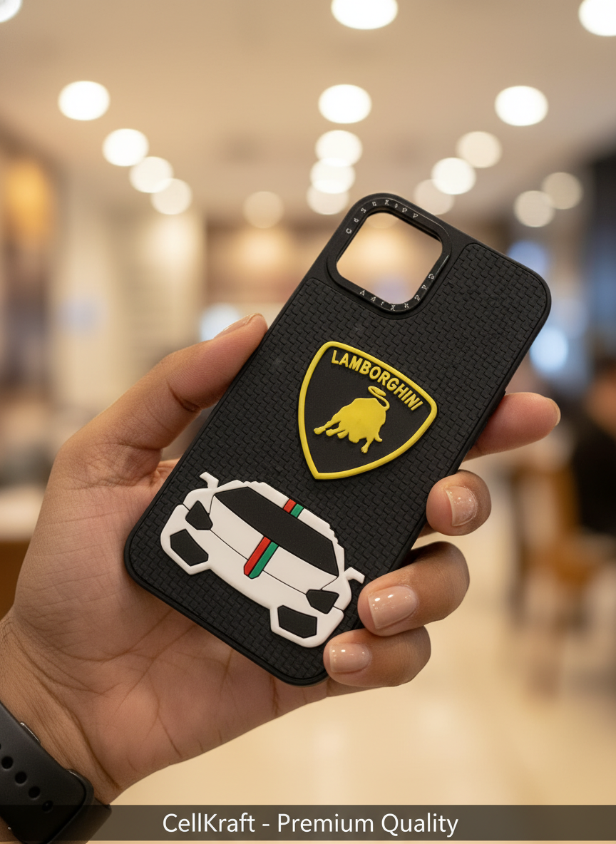 Lamborghini Icon Textured Grip Shockproof iPhone Case