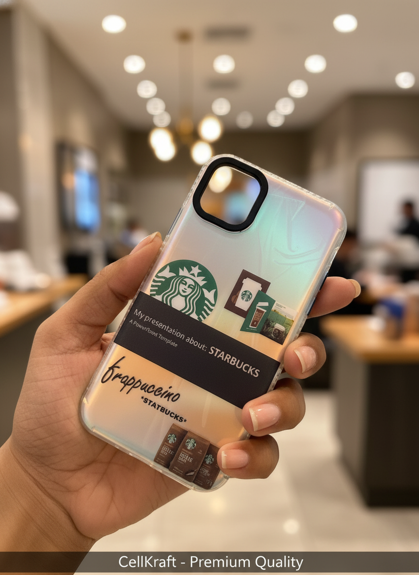 iPhone 11- CellKraft Starbucks Frappuccino Clear Protective iPhone Case