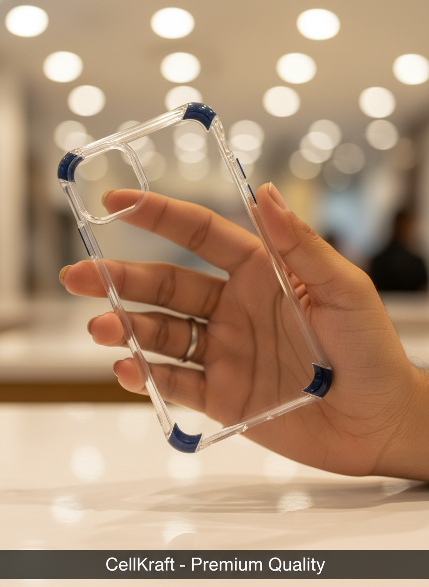 iPhone 11- CellKraft Crystal Clear iPhone Case | Reinforced Drop Protection