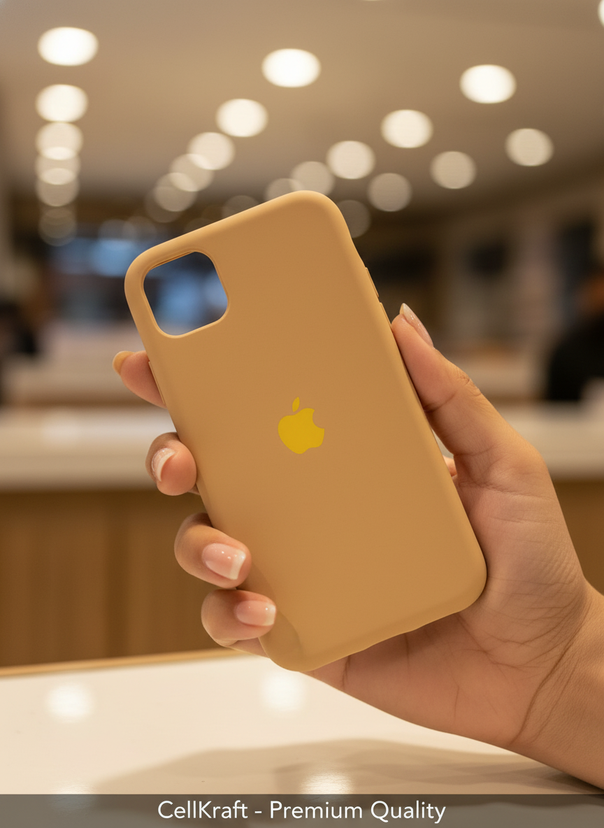 iPhone 11- CellKraft Soft-Touch Silicone iPhone Case with Logo