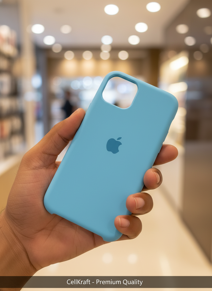 iPhone 11 Pro- CellKraft Solid Silicon Cover with Logo
