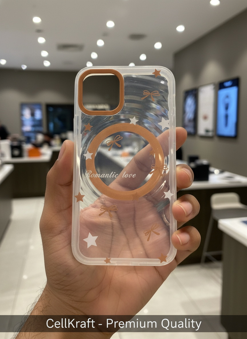 iPhone 11 Pro- CellKraft Romantic Love MagSafe Clear iPhone Case