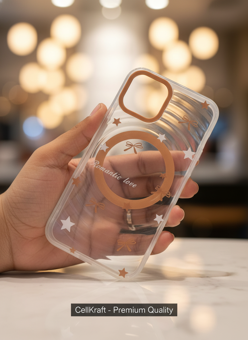 iPhone 11 Pro- CellKraft Romantic Love MagSafe Clear iPhone Case