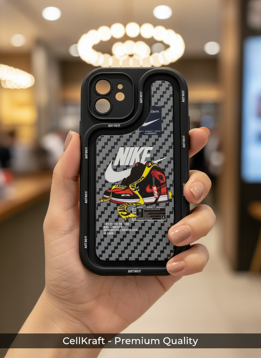 CellKraft Nike Jordan iPhone 11 Carbon Fiber Case