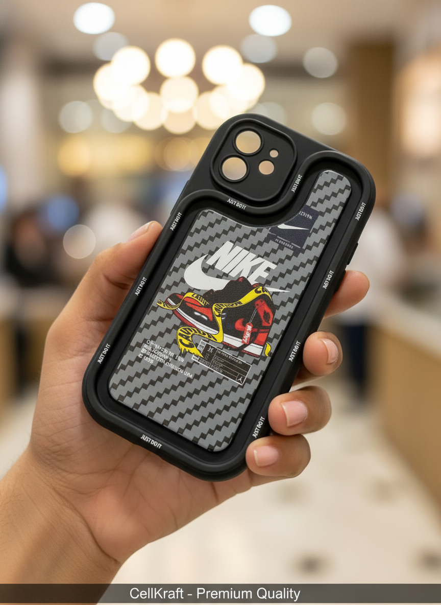 CellKraft Nike Jordan iPhone 11 Carbon Fiber Case