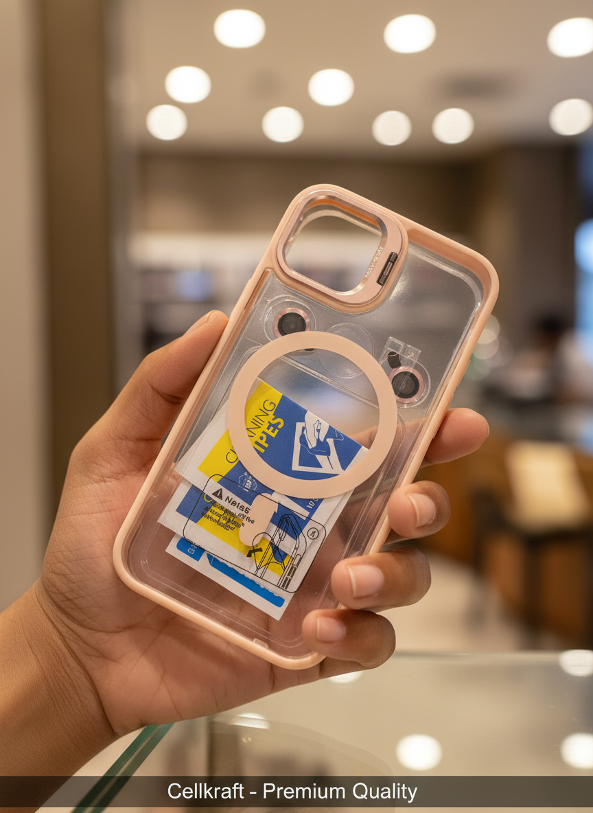 iPhone 11 Clear Ring Stand Protective Case