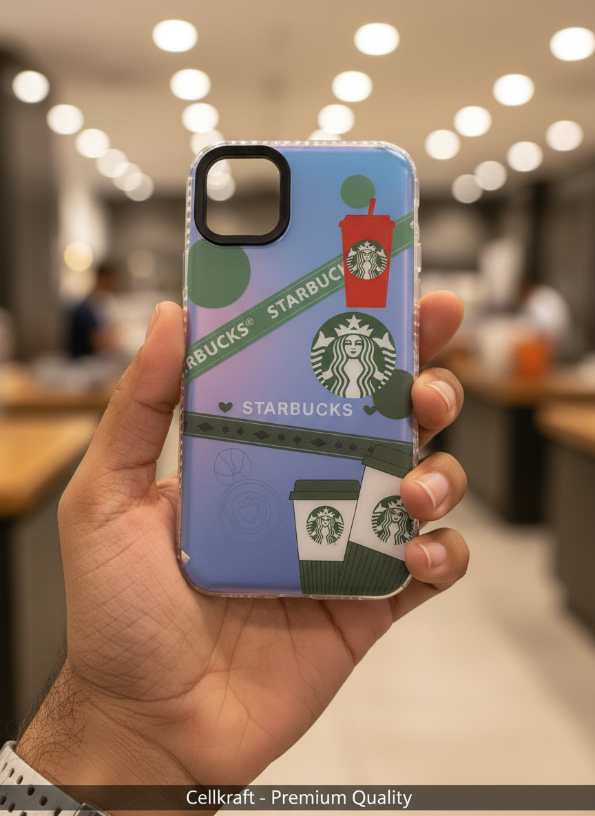 iPhone 11 Cellkraft's Starbucks Style Clear Case