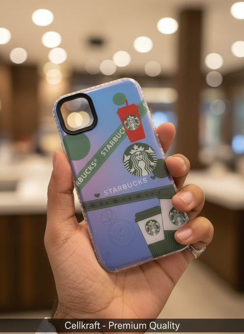 iPhone 11 Cellkraft's Starbucks Style Clear Case