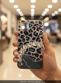 iPhone 11 Glam Leopard Bling Protective Case