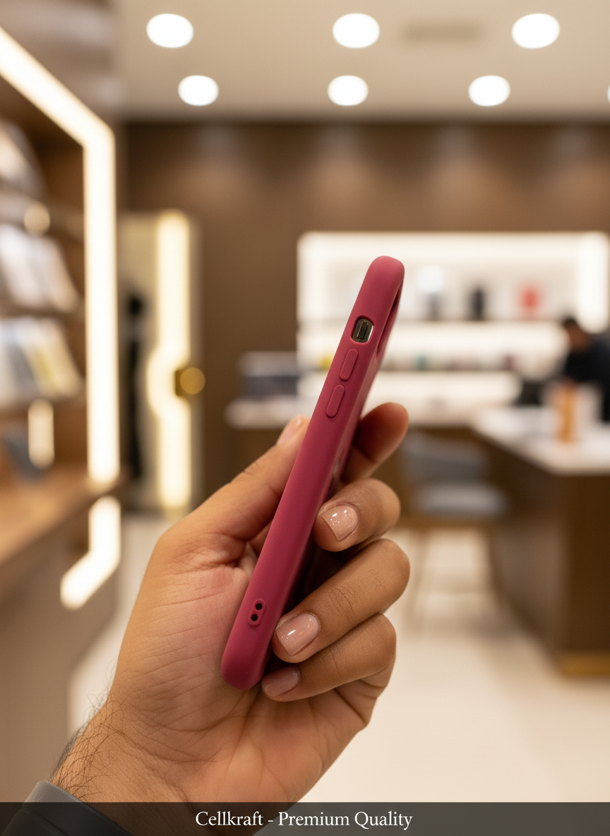 iPhone 11 Cellkraft Red Soft-Touch Silicone Case