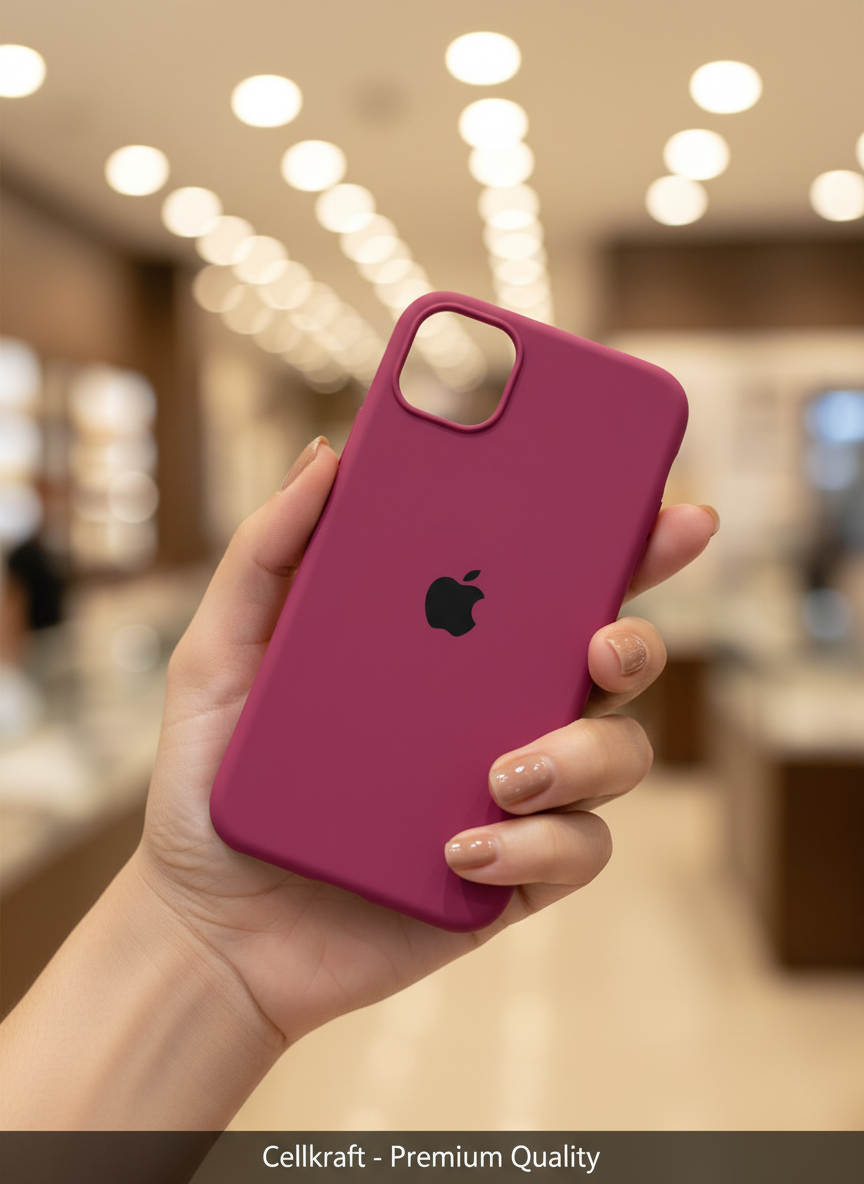 iPhone 11 Cellkraft Red Soft-Touch Silicone Case