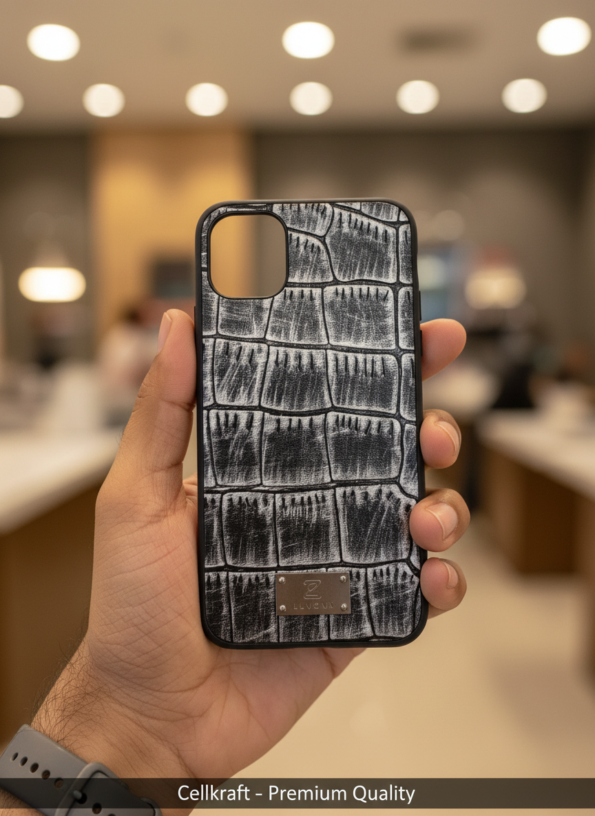iPhone 11 Cellkraft Premium Croc Texture Case